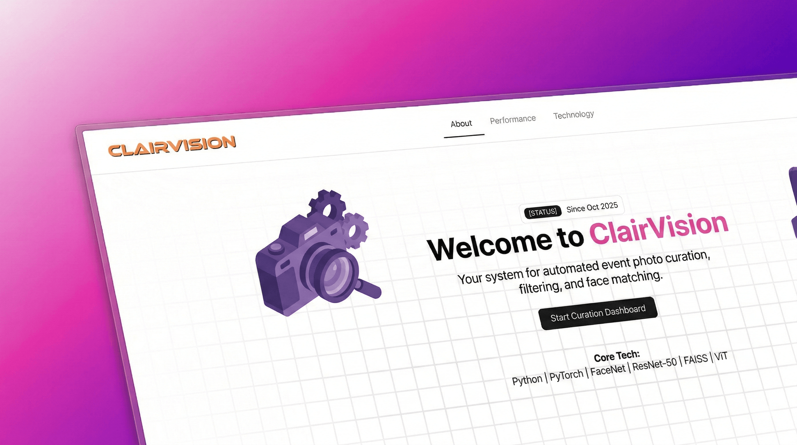 ClairVision - AI-Powered Event Photo Curation System