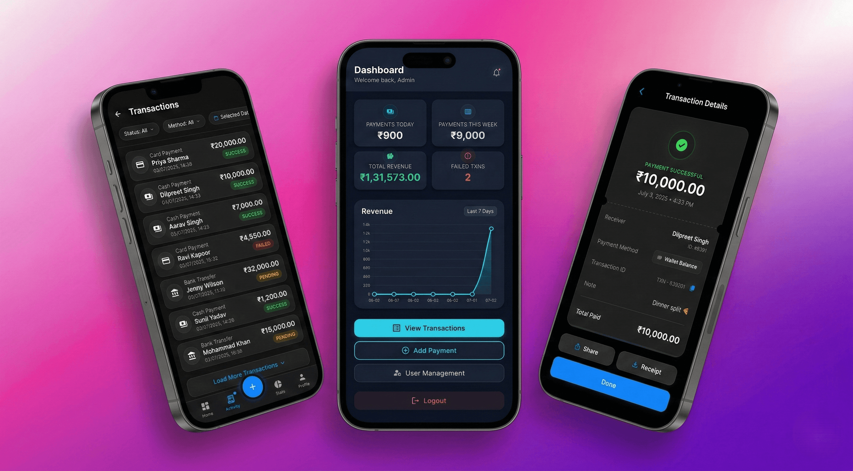 Payment Dashboard App